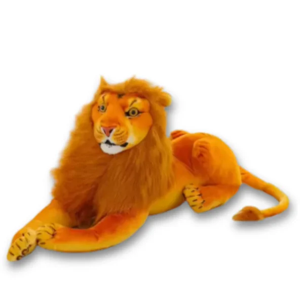 Peluche lion géante