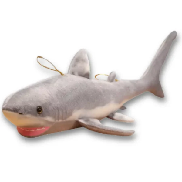 Peluche requin gris standard