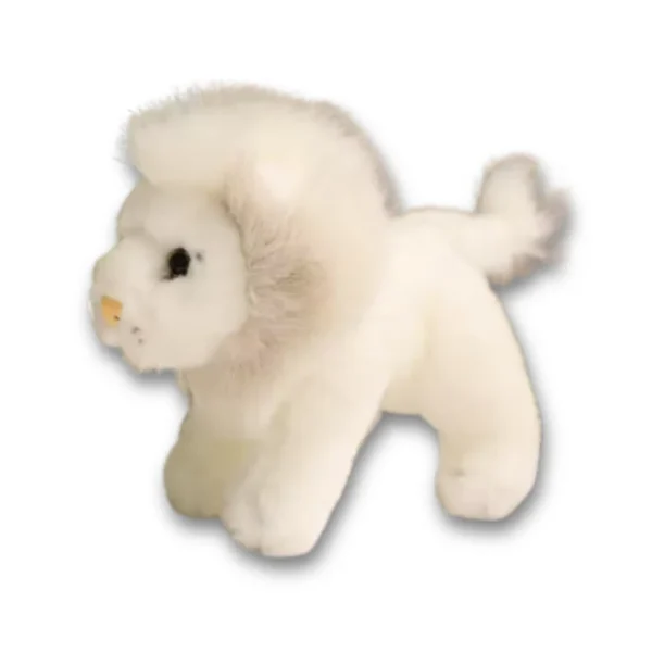 Peluche lion blanc